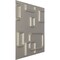 Ekena Millwork 11 7/8in. W x 11 7/8in. H Oslo EnduraWall Decorative 3D Wall Panel Covers 0.98 Sq. Ft. WP12X12OSBAL - alternate 4
